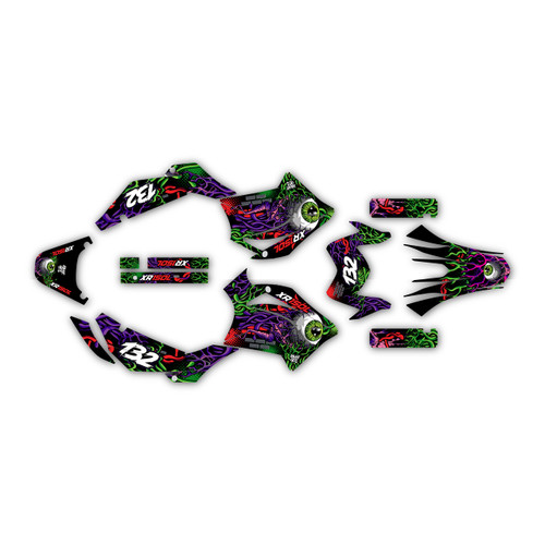 honda xr150l graphics kit 2023+ core series purple