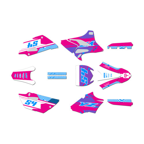 yamaha yz85 graphics kit 2019-2021 greenstuff series magenta
