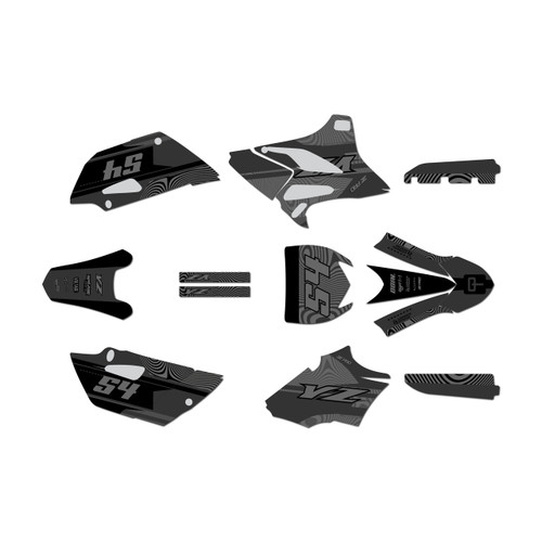yamaha yz85 graphics kit 2019-2021 greenstuff series smoke