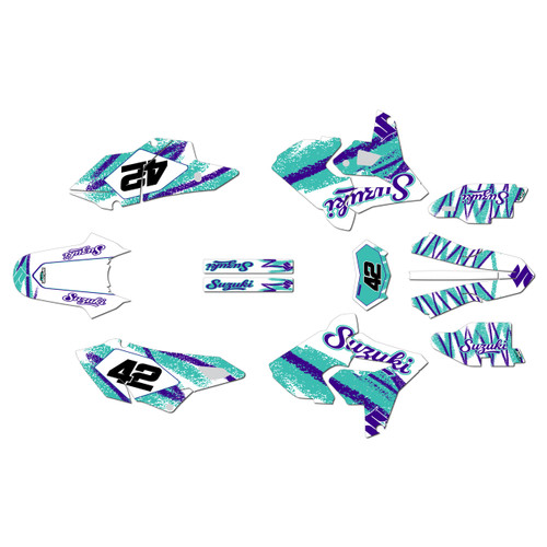 Suzuki DR-Z400 POLISPORT RESTYLE Graphics Kits | All Years | KalairGFX