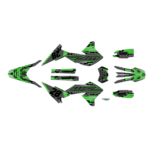 Graphics Kit for Yamaha WR250X (2008-2021) Incision Series