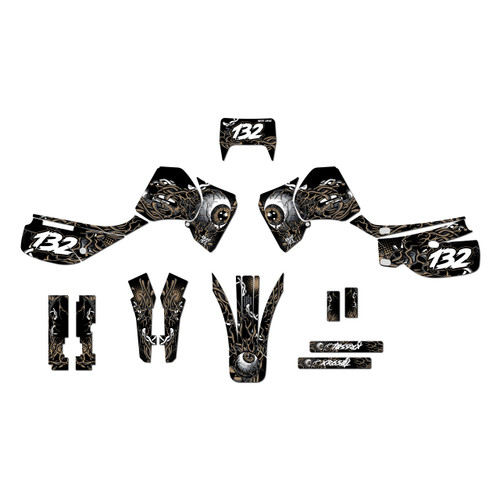 honda xr650l graphics kit 1992-2025 core series tan