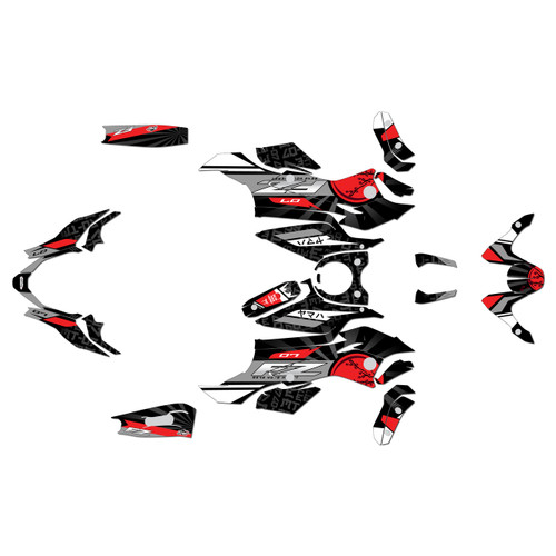 yamaha fz-07 graphics kit 2015-2017 hiroshima series red