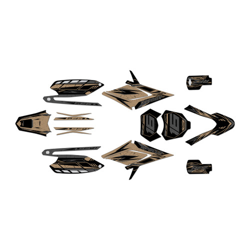 apollo rfz250 graphics kit all years guard series tan