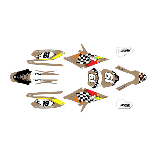 apollo rfz250 graphics kit all years pecker series tan