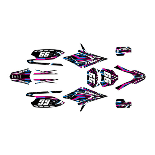 apollo rfz250 graphics kit all years prime series magenta