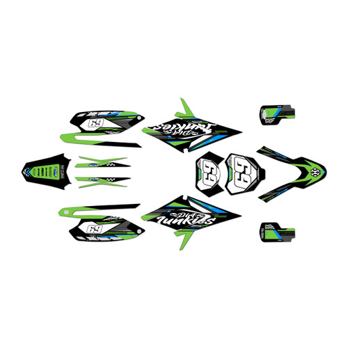 apollo rfz250 graphics kit all years rugged series green