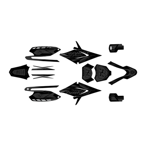 apollo rfz250 graphics kit all years rugged series smoke