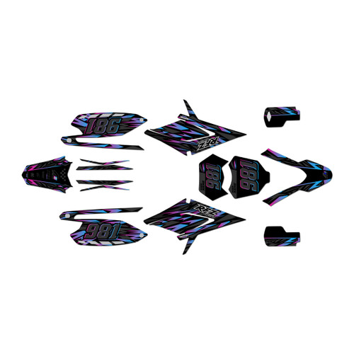 apollo rfz250 graphics kit all years twitch series magenta