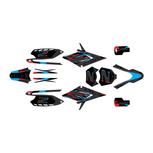 apollo rfz250 graphics kit all years vizion series red-shift