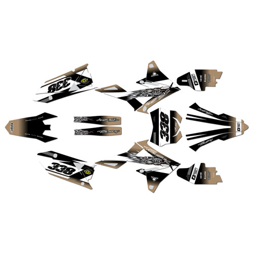 suzuki rmz450 graphics kit 2018-2026 blitz series tan