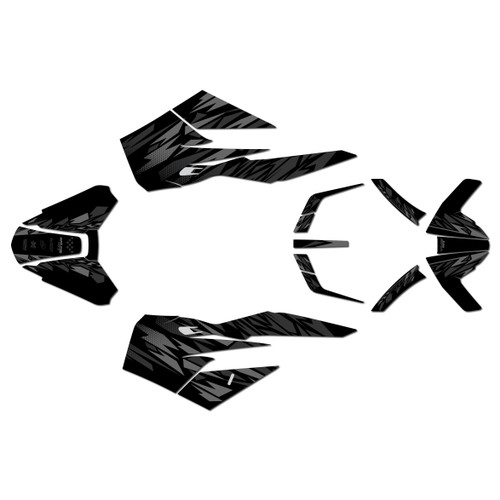ktm duke890 graphics kit 2018-2024 twitch series smoke