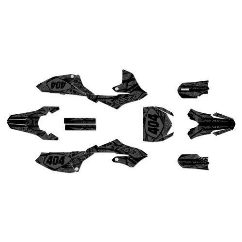 yamaha yz65 graphics kit 2018-2026 shatter series smoke