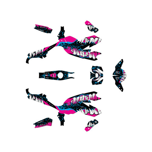 yamaha fz07 graphics kit 2025-2026 carnage series magenta