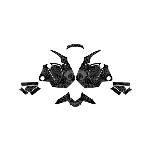 honda grom graphics kit 2021-2024 core series smoke