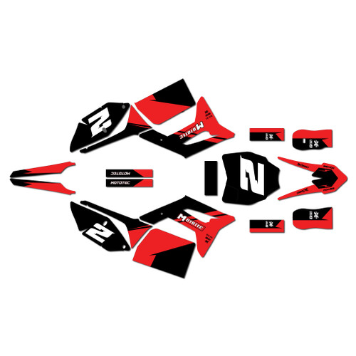 mototec pro60v graphics kit all years splinter series red