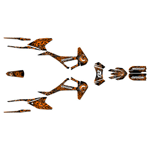 orion rxb190 graphics kit all years core series orange