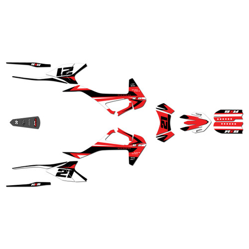 orion rxb190 graphics kit all years crew series red