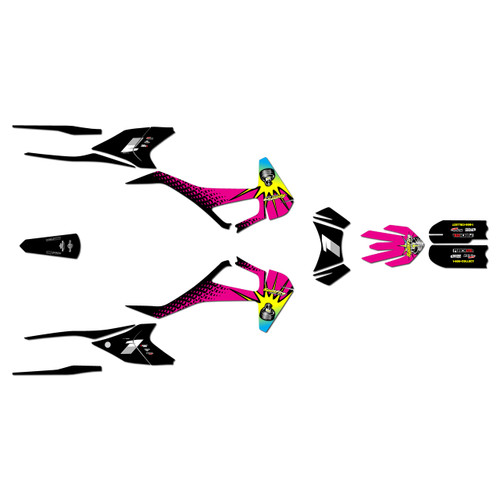 orion rxb190 graphics kit all years lancaster series magenta