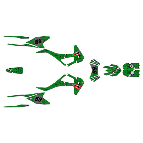 orion rxb190 graphics kit all years predator series green