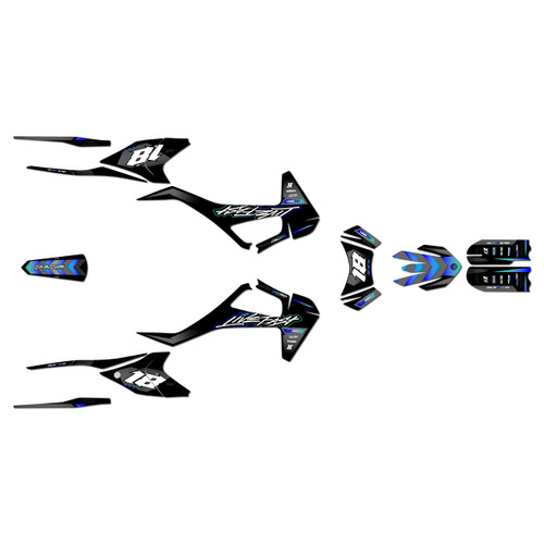 orion rxb190 graphics kit all years rebel series teal