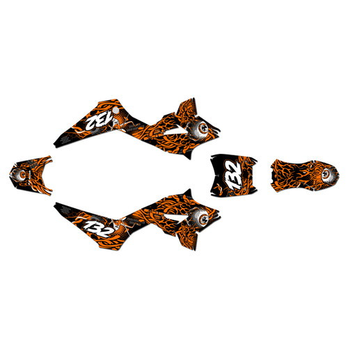greenger g3 g3s graphics kit all years core series orange