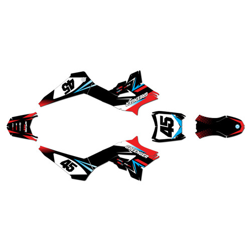 greenger g3 g3s graphics kit all years division series red