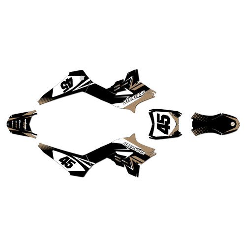 greenger g3 g3s graphics kit all years division series tan