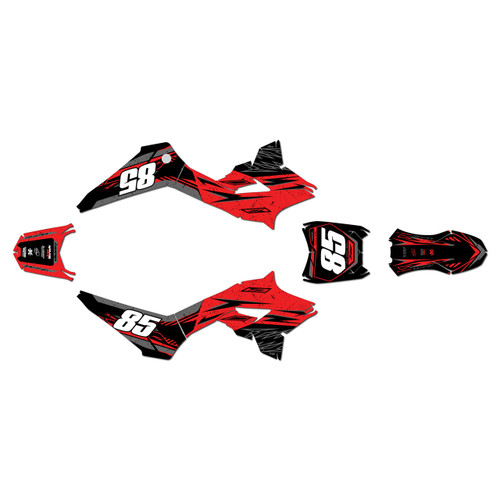 greenger g3 g3s graphics kit all years guard series red