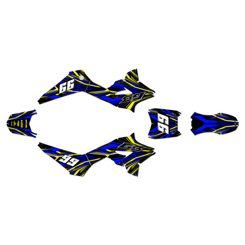 greenger g3 g3s graphics kit all years prime series yellow