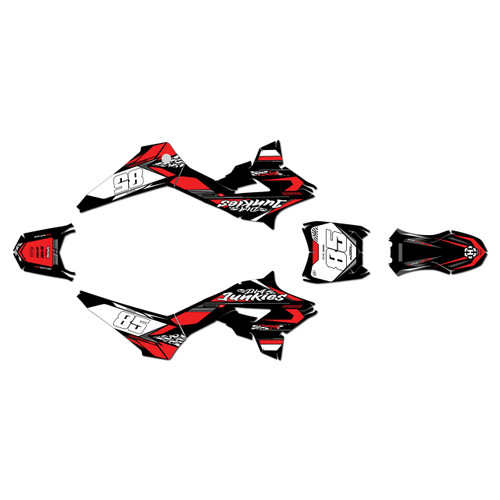 greenger g3 g3s graphics kit all years rugged series red