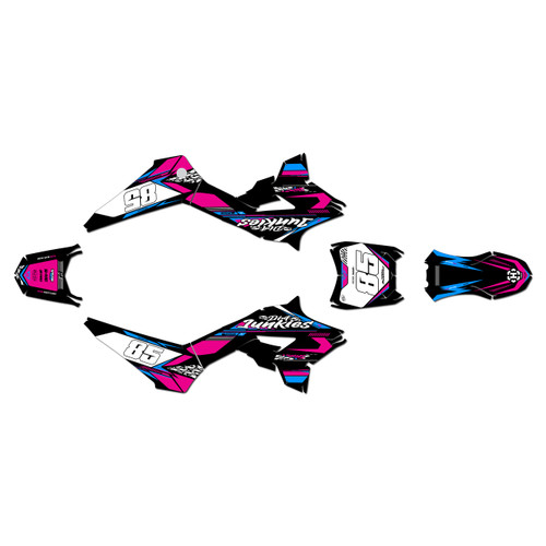greenger g3 g3s graphics kit all years rugged series magenta
