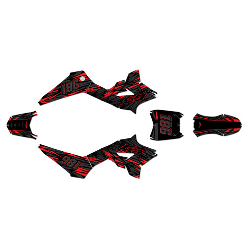 greenger g3 g3s graphics kit all years twitch series red