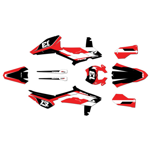 beta 300rx graphics kit 2023-2024 factory series red