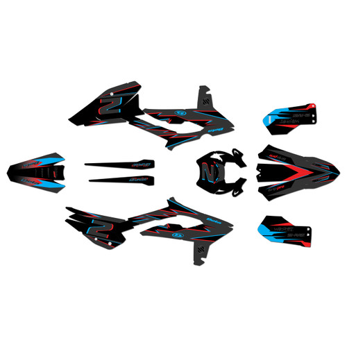 beta 480rr graphics kit 2023-2024 vision series cyan-shift