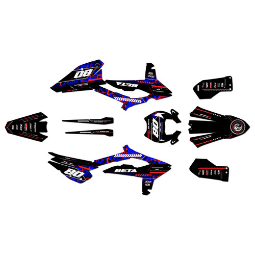 beta 390rrs graphics kit 2023-2024 rift series blue