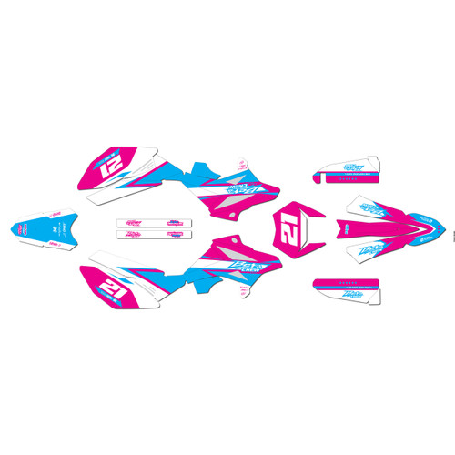 beta rr50 graphics kit 2011-2020 orange-crew series magenta