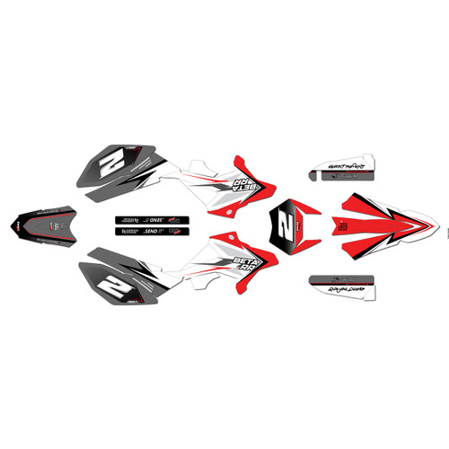 beta rr50 graphics kit 2011-2020 razor series red