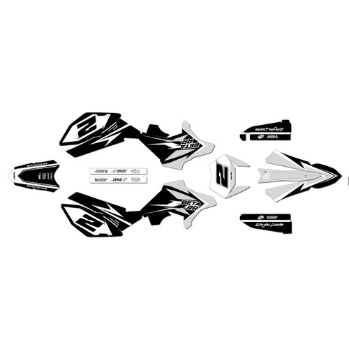 beta rr50 graphics kit 2011-2020 razor series white