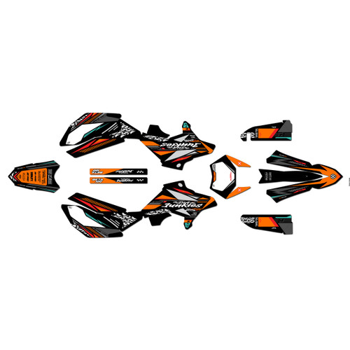 beta rr50 graphics kit 2011-2020 rugged series orange