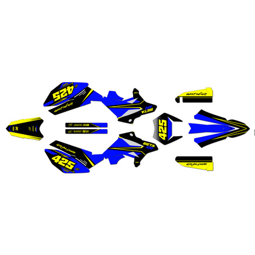 beta rr50 graphics kit 2011-2020 screech series blue
