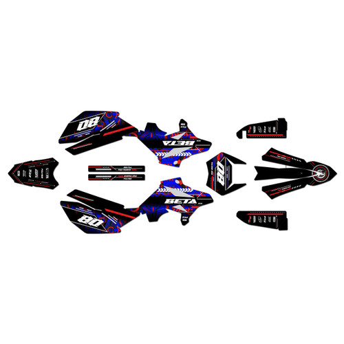 beta rr50 graphics kit 2011-2020 velocity series blue