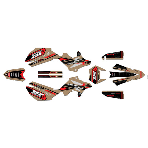 beta rr50 graphics kit 2011-2020 warrior series tan