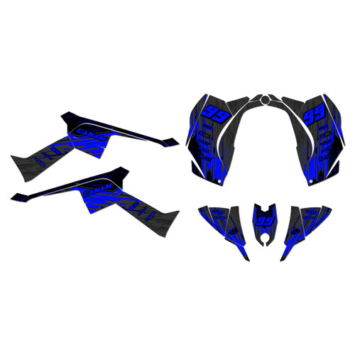 canam ds90 graphics kit 2008-2022 fracture series blue-shift