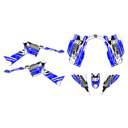 canam ds70 graphics kit 2008-2022 future series blue