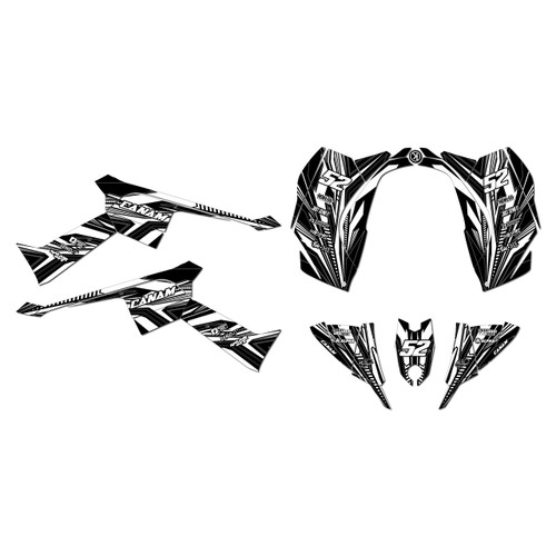 canam ds90 graphics kit 2008-2022 prime series white