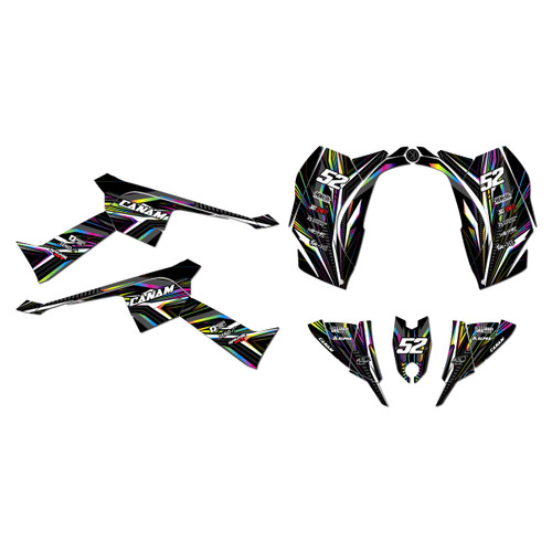 canam ds70 graphics kit 2008-2022 prime series rainbow