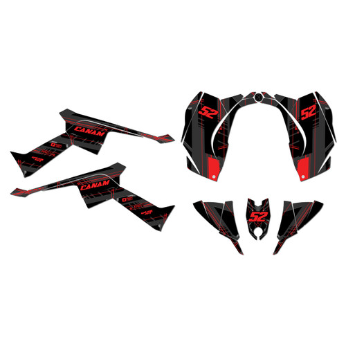 canam ds70 graphics kit 2008-2022 swift series red-shift
