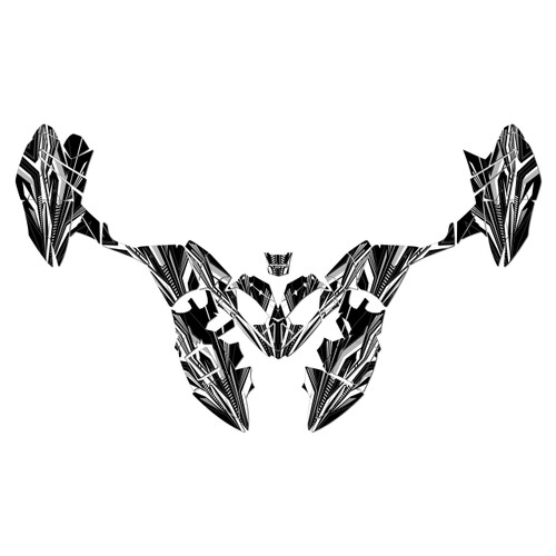 polaris outlaw90 graphics kit 2002-2026 prime series white
