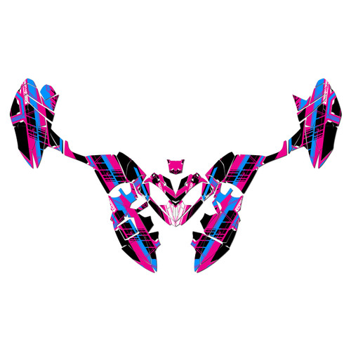 polaris outlaw90 graphics kit 2002-2026 swift series magenta